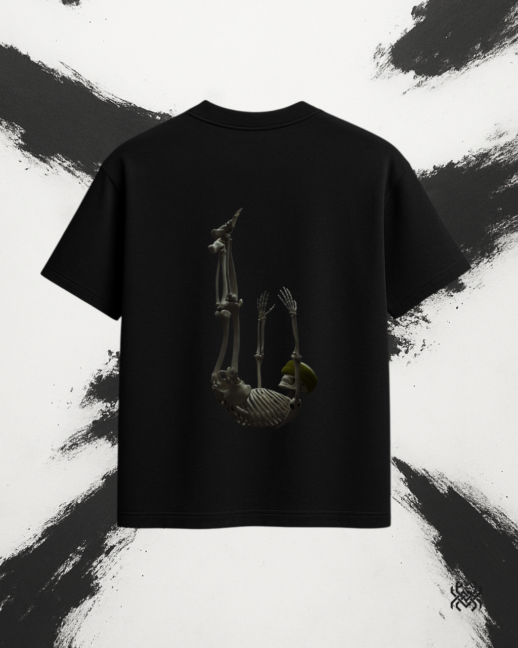 Bone Chill – Skeleton Swing Oversized Tee