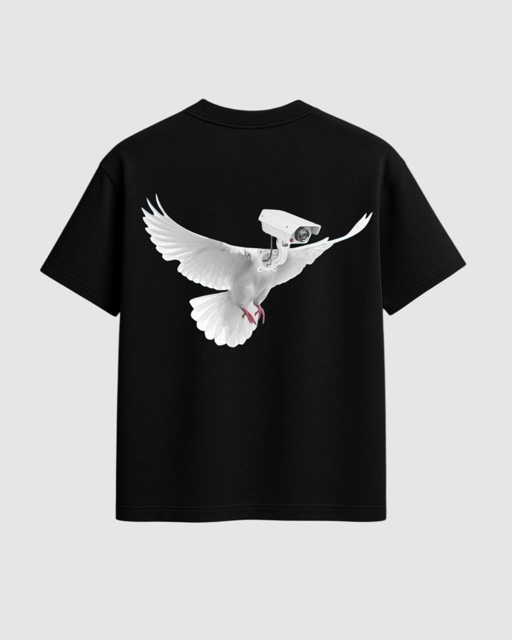 Silent Flight – Oversized Surveillance Dove Tee