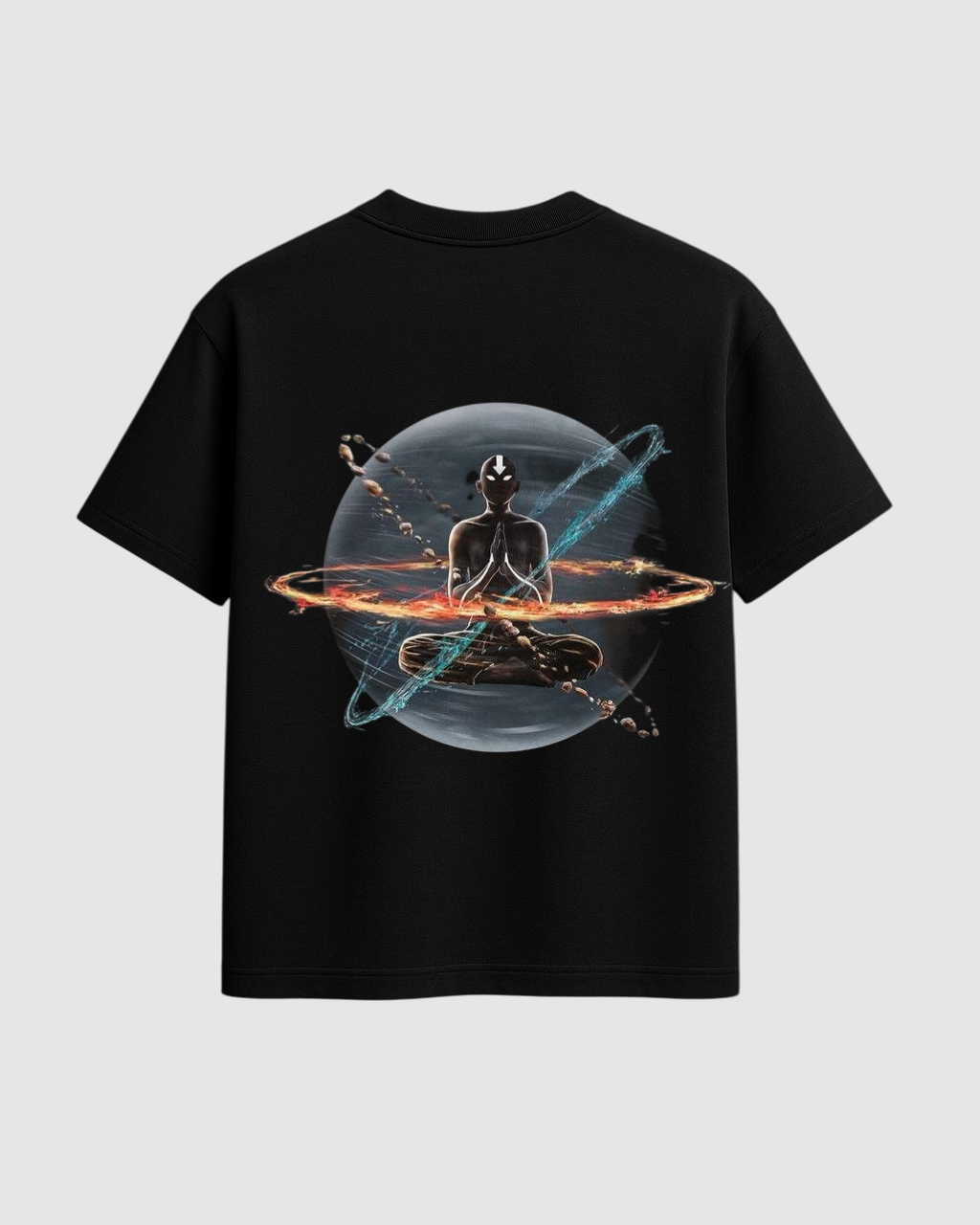 Cosmic Stillness – Astral Meditation Oversized Tee
