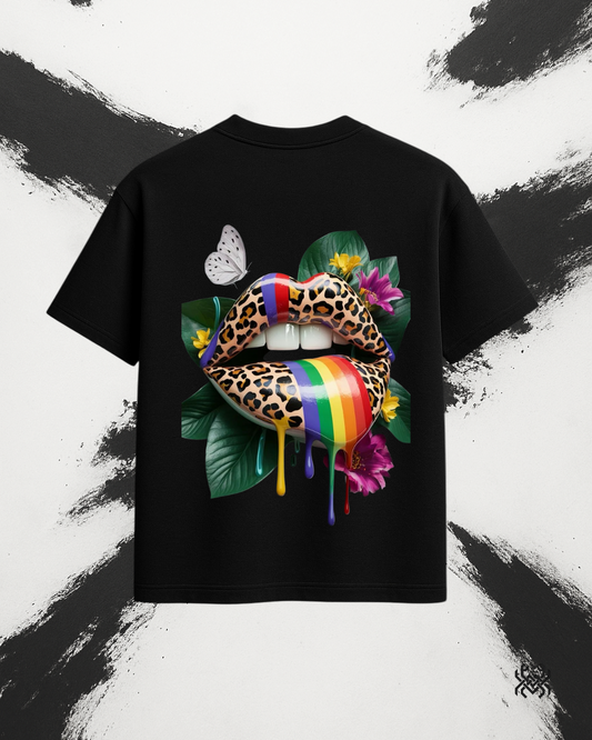 Wild Pride – Jungle Kiss Oversized Tee