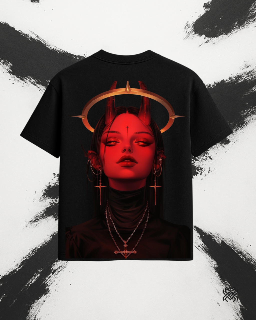 Divine Inferno – Halo of Heresy Oversized Tee