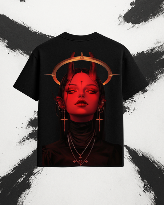 Divine Inferno – Halo of Heresy Oversized Tee