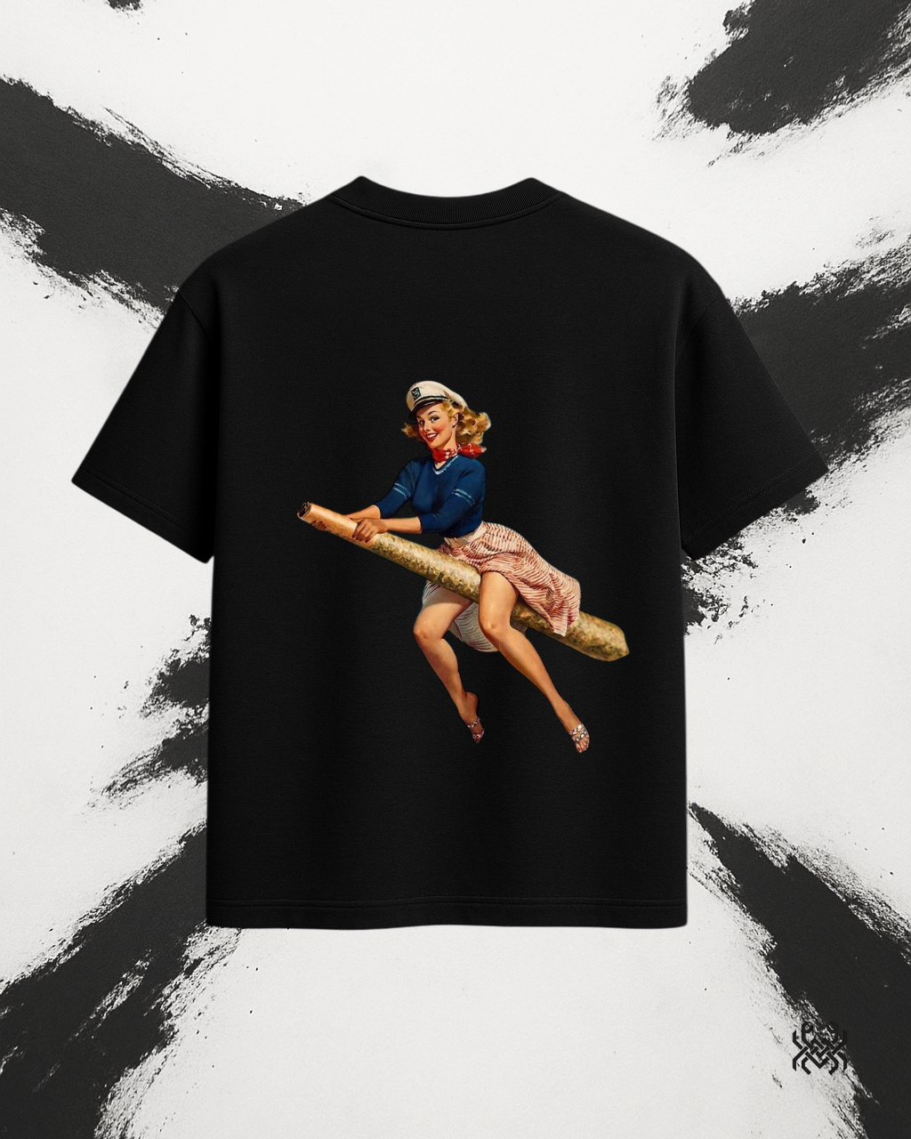 High Flyer – Retro Blaze Oversized Tee