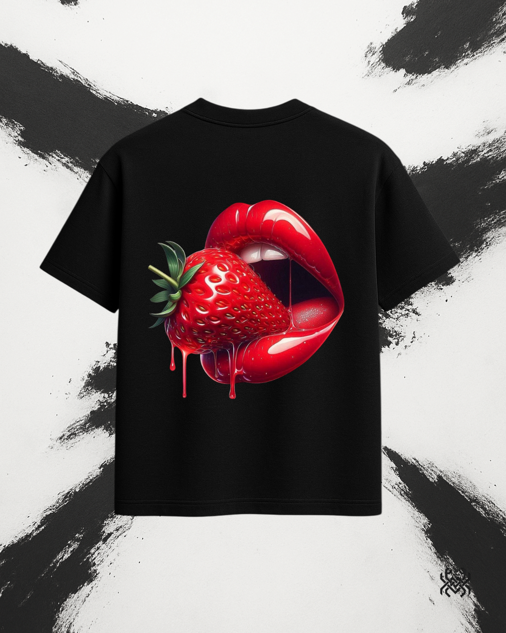 Berry Kiss – Drip Temptation Oversized Tee