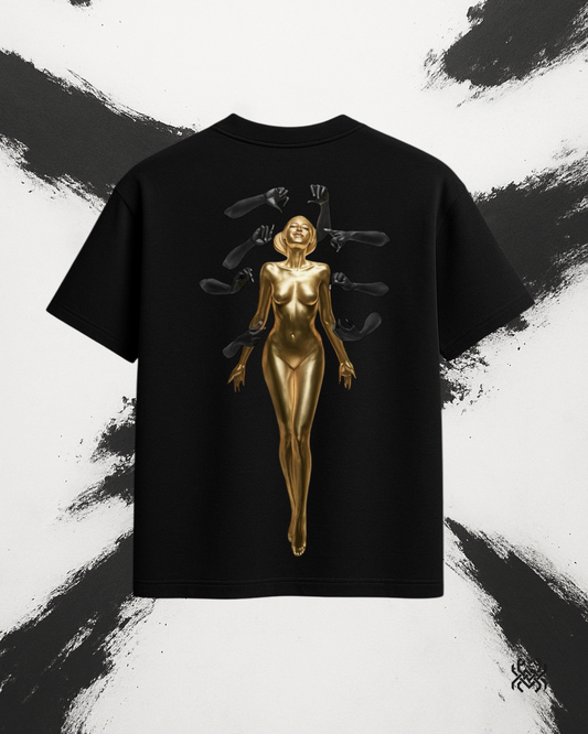 Touch of Gold – Empowered Chaos Oversized Tee