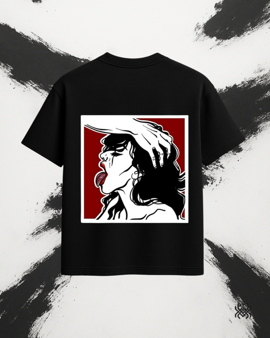 Crimson Crave – Bold Art Tee