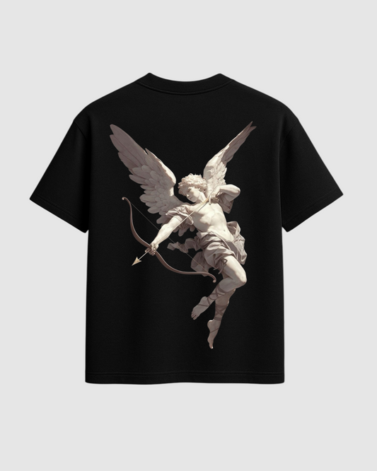 Cupid’s Reign – Oversized Angel Archer Tee