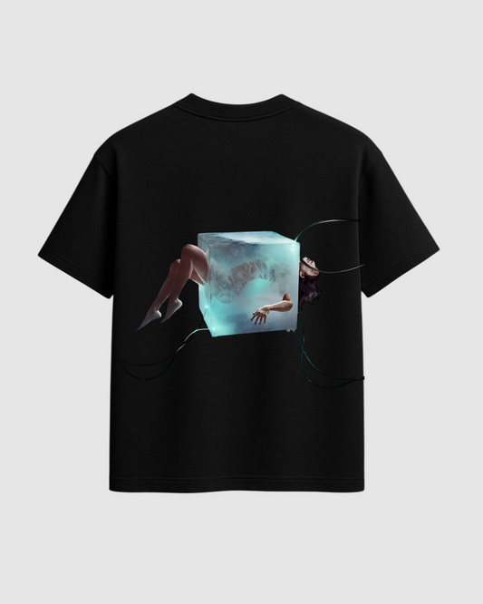 Frozen Rebirth – Oversized Ice Cube Tee