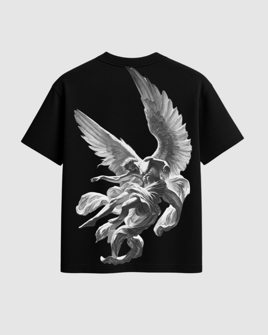 Fallen Grace – Angelic Descent Oversized Tee